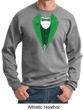St Patricks Day Mens Sweatshirt Irish Tuxedo Sweat Shirt