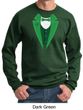 St Patricks Day Mens Sweatshirt Irish Tuxedo Sweat Shirt