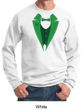 St Patricks Day Mens Sweatshirt Irish Tuxedo Sweat Shirt