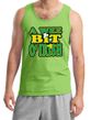 St Patricks Day Mens Tanktop A Wee Bit Irish Shamrock Tank Top