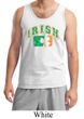 St Patricks Day Mens Tanktop Distressed Irish Shamrock Tank Top