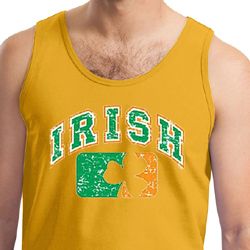 St Patricks Day Mens Tanktop Distressed Irish Shamrock Tank Top St Patricks Day Mens Tanktop Distressed Irish Shamrock Tank Top