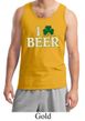 St Patricks Day Mens Tanktop I Love Beer Tank Top