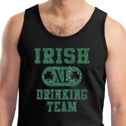 St Patricks Day Mens Tanktop Irish Drinking Team Tank Top St Patricks Day Mens Tanktop Irish Drinking Team Tank Top