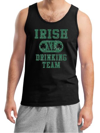 St Patricks Day Mens Tanktop Irish Drinking Team Tank Top