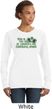 St Patricks Day Official Drinking Shirt Ladies Crewneck Sweatshirt