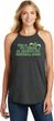 St Patricks Day Official Drinking Shirt Ladies Tri Rocker Tank Top