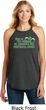 St Patricks Day Official Drinking Shirt Ladies Tri Rocker Tank Top