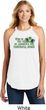 St Patricks Day Official Drinking Shirt Ladies Tri Rocker Tank Top