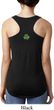 St Patricks Day Shamrock Patch Back Print Ideal Tank Top