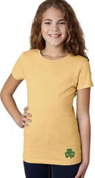 St Patricks Day Shamrock Patch Bottom Print Girls T-shirt St Patricks Day Shamrock Patch Bottom Print Girls T-shirt