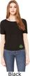 St Patricks Day Shamrock Patch Bottom Print Ladies Open Back Tee