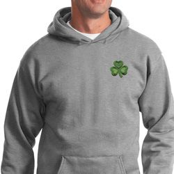 St Patricks Day Shamrock Patch Pocket Print Hoodie St Patricks Day Shamrock Patch Pocket Print Hoodie