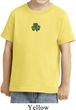 St Patricks Day Shamrock Patch Small Print Toddler T-shirt