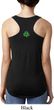 St Patricks Day Shamrock Sequins Back Print Ladies Ideal Tank Top
