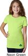 St Patricks Day Shamrock Sequins Bottom Print Girls T-shirt