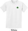 St Patricks Day Shamrock Sequins Pocket Print Kids T-shirt