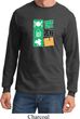 St Patricks Day Shirt Eat Drink Be Irish Long Sleeve Tee T-Shirt