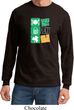 St Patricks Day Shirt Eat Drink Be Irish Long Sleeve Tee T-Shirt