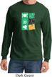 St Patricks Day Shirt Eat Drink Be Irish Long Sleeve Tee T-Shirt