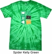 St Patricks Day Shirt Eat Drink Be Irish Spider Tie Dye Tee T-shirt
