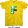 St Patricks Day Shirt Eat Drink Be Irish Twist Tie Dye Tee T-shirt