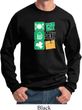 St Patricks Day Sweatshirt Eat Drink Be Irish Sweat Shirt