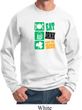 St Patricks Day Sweatshirt Eat Drink Be Irish Sweat Shirt