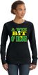 St Patricks Day Wee Bit Irish Ladies Sweatshirt
