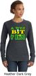 St Patricks Day Wee Bit Irish Ladies Sweatshirt