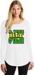 St Patricks Day Wee Bit Irish Ladies Tri Long Sleeve