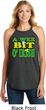 St Patricks Day Wee Bit Irish Ladies Tri Rocker Tank Top