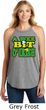 St Patricks Day Wee Bit Irish Ladies Tri Rocker Tank Top