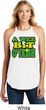 St Patricks Day Wee Bit Irish Ladies Tri Rocker Tank Top