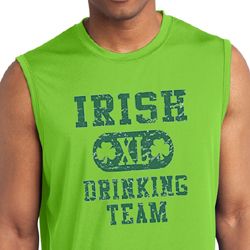 St Patricks Mens Shirt Irish Drinking Team Sleeveless Competitor Tee St Patricks Mens Shirt Irish Drinking Team Sleeveless Competitor Tee