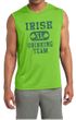 St Patricks Mens Shirt Irish Drinking Team Sleeveless Competitor Tee