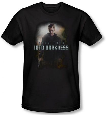 Star Trek 2013 Shirt - Into Darkness Kirk Black Tee