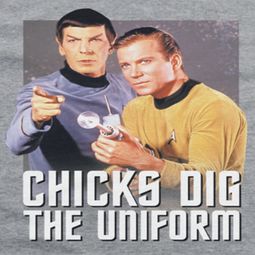 Star Trek Chicks Dig The Uniform Shirts