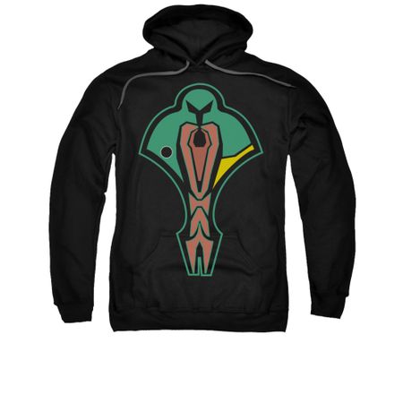 Star Trek - Deep Space Nine Hoodie Sweatshirt Cardassian Logo Black Adult Hoody Sweat Shirt