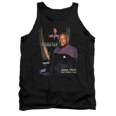 Star Trek - Deep Space Nine Tank Top Captain Sisko Black Tanktop