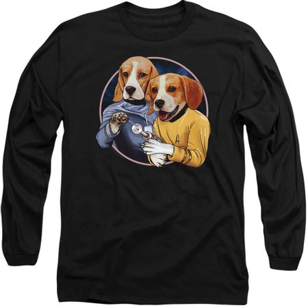 Unisex Star Trek Dogs Long Sleeve Adult T-shirt