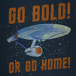 Star Trek Go Bold Shirts