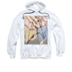 Star Trek Hoodie Classic Duo White Sweatshirt Hoody