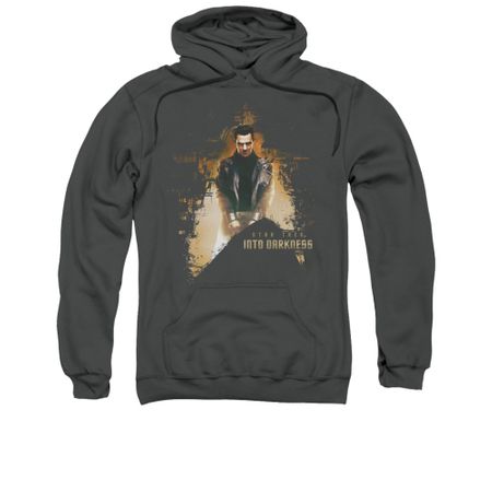 Star Trek Hoodie Dark Villian Charcoal Sweatshirt Hoody