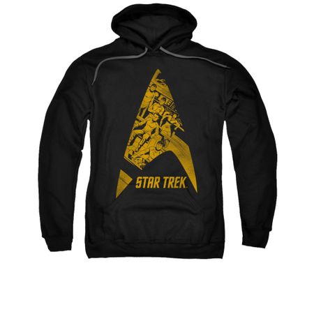 Star Trek Hoodie Delta Crew Black Sweatshirt Hoody