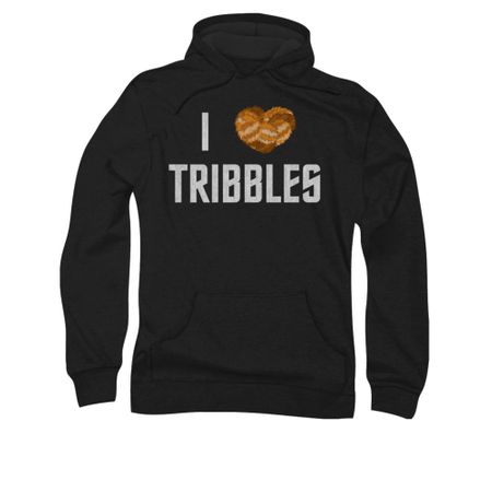 Star Trek Hoodie I Heart Tribbles Black Sweatshirt Hoody