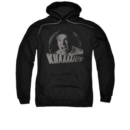 Star Trek Hoodie Khan Distressed Black Sweatshirt Hoody