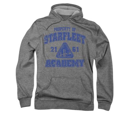 Star Trek Hoodie Property Of Athletic Heather Sweatshirt Hoody