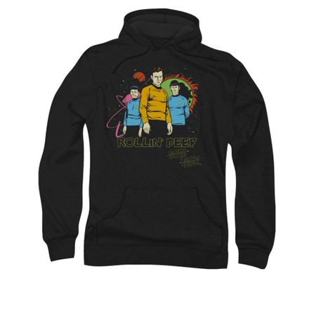 Star Trek Hoodie Rollin Deep Black Sweatshirt Hoody