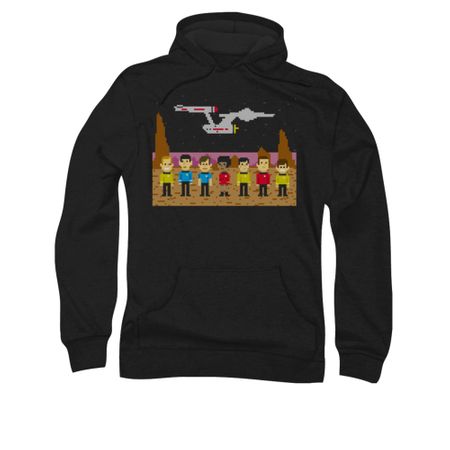 Star Trek Hoodie Tos Trexel Crew Black Sweatshirt Hoody